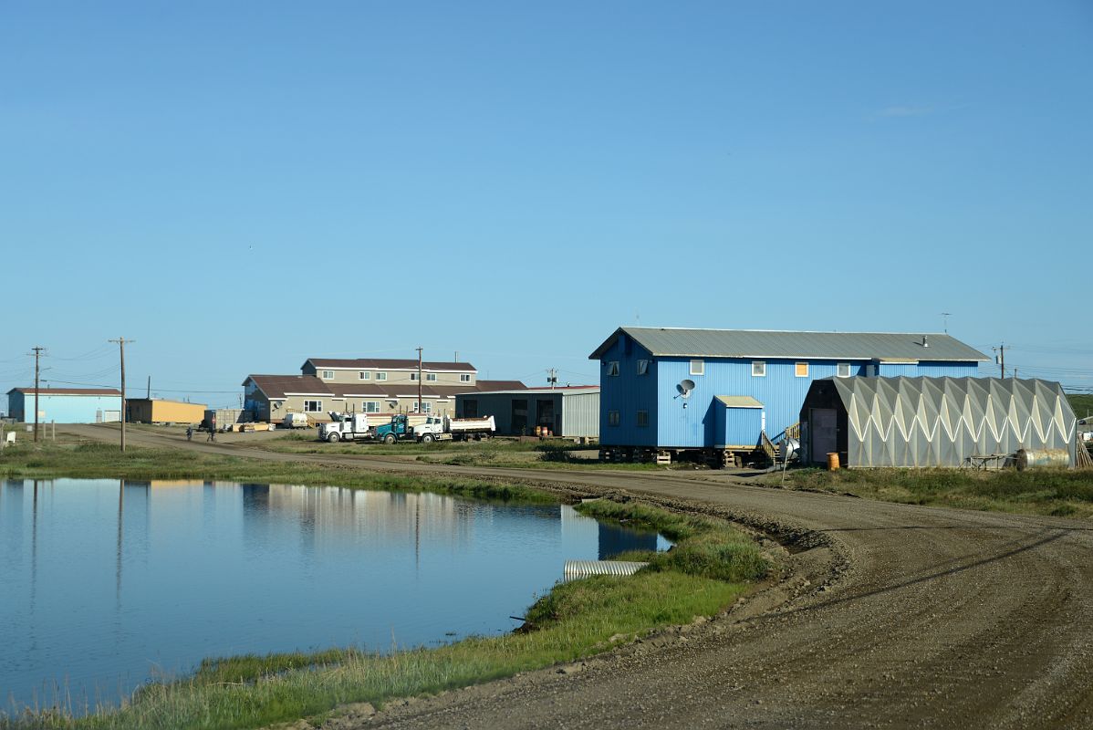 06B Buildings Next To Street Tuktoyaktuk Northwest Territories